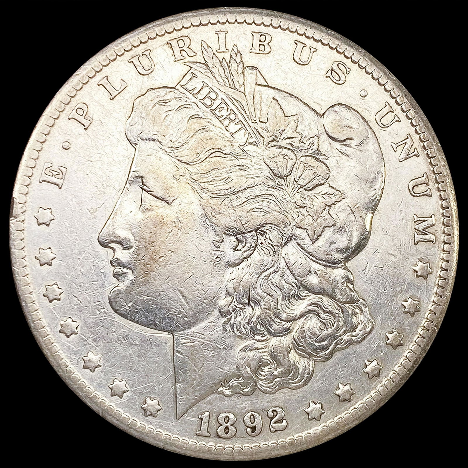 1892-CC Morgan Silver Dollar CLOSELY UNCIRCULATED (1 of 2)