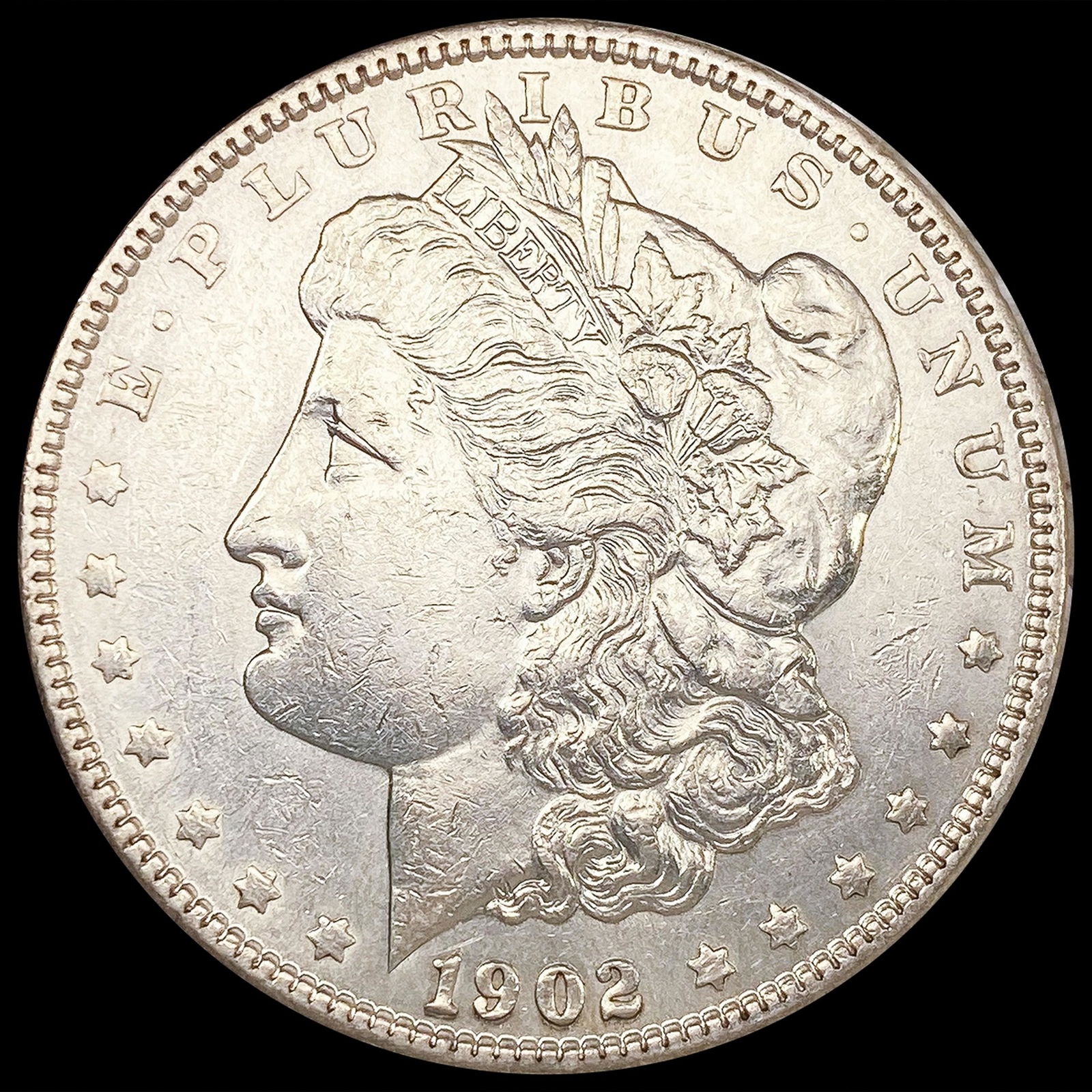 1902 Morgan Silver Dollar CLOSELY UNCIRCULATED (1 of 2)