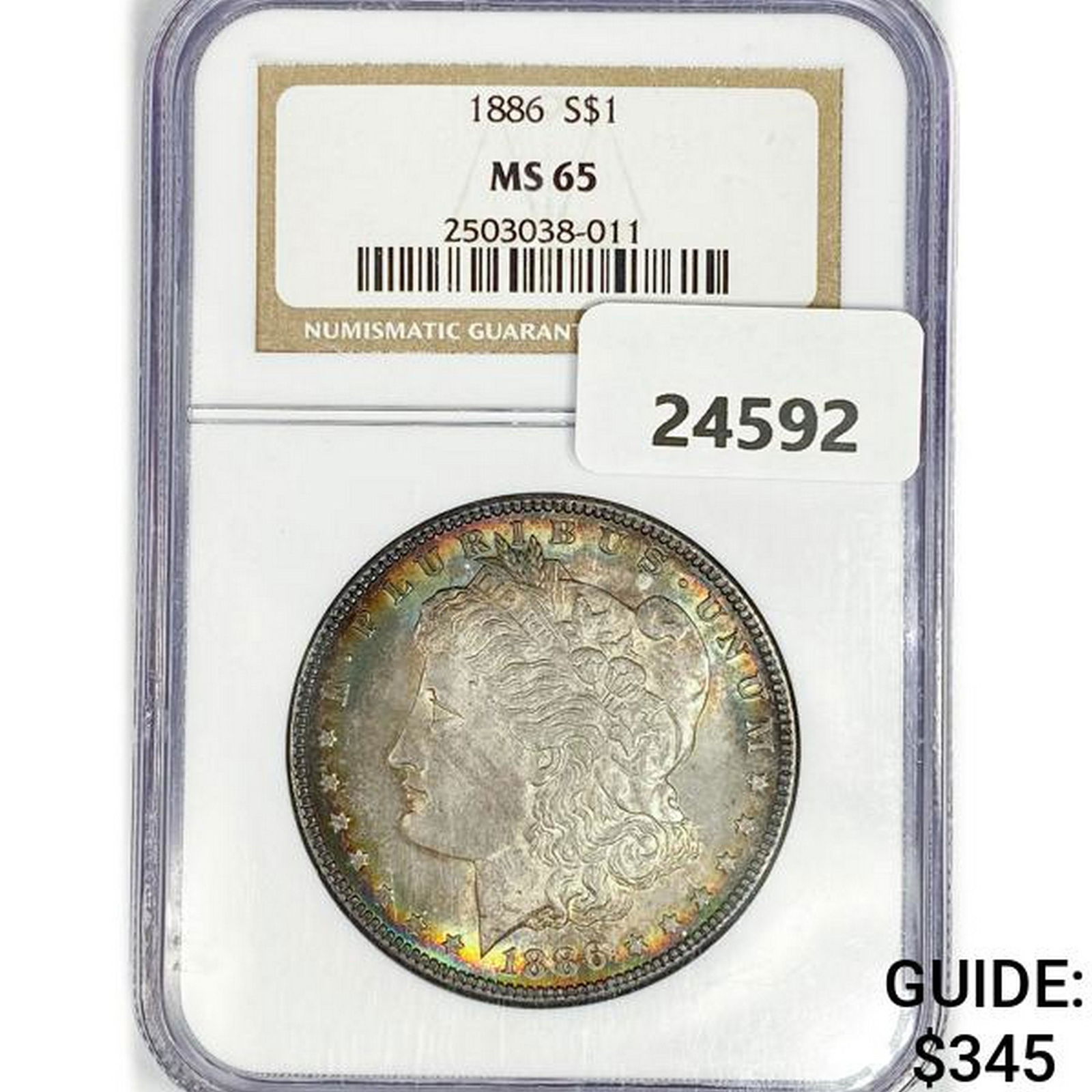 1886 Morgan Silver Dollar NGC MS65 (1 of 2)