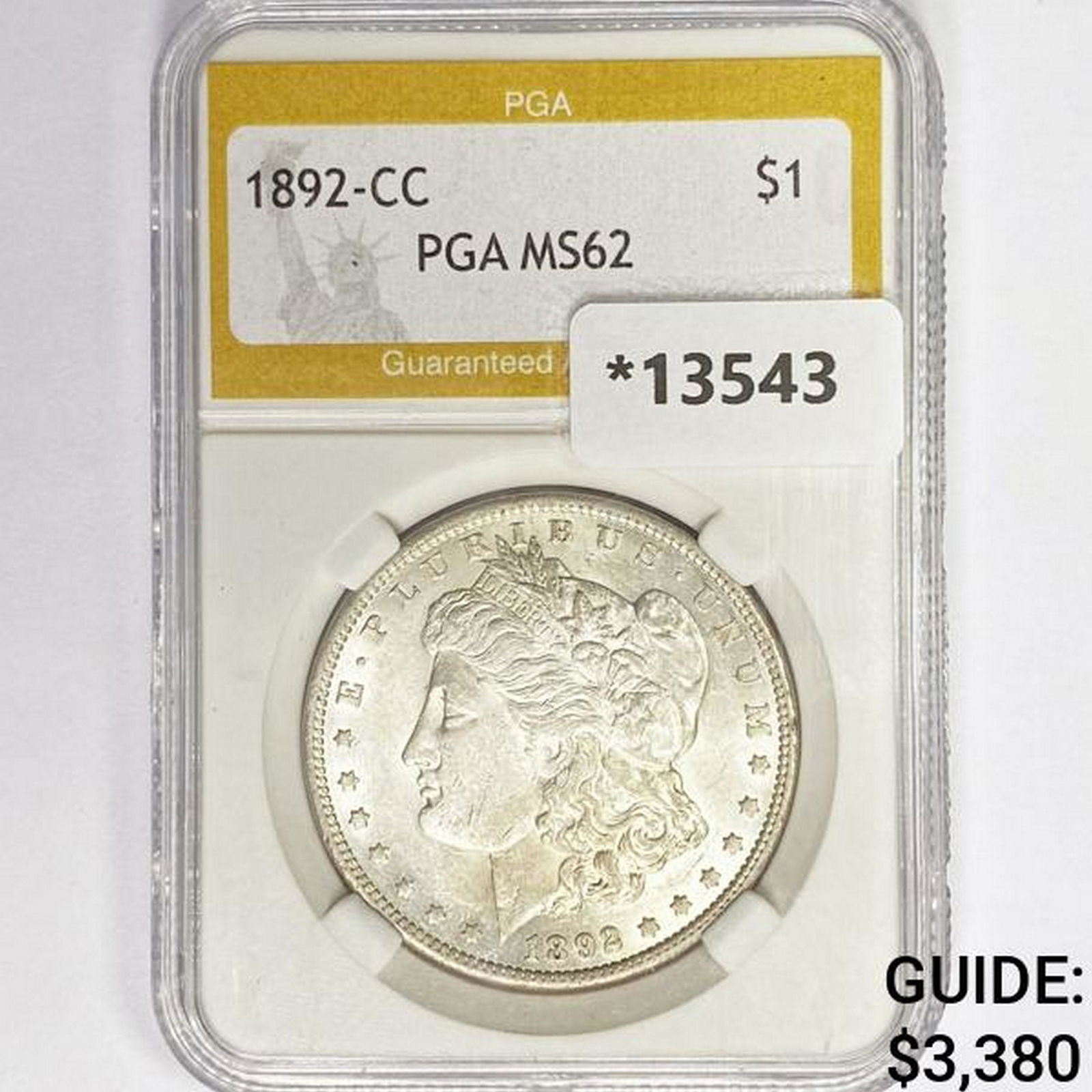 1892-CC Morgan Silver Dollar PGA MS62 (1 of 2)
