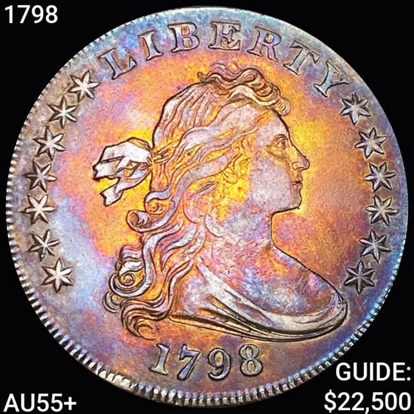 1798 Draped Bust Dollar HIGH GRADE + (1 of 2)