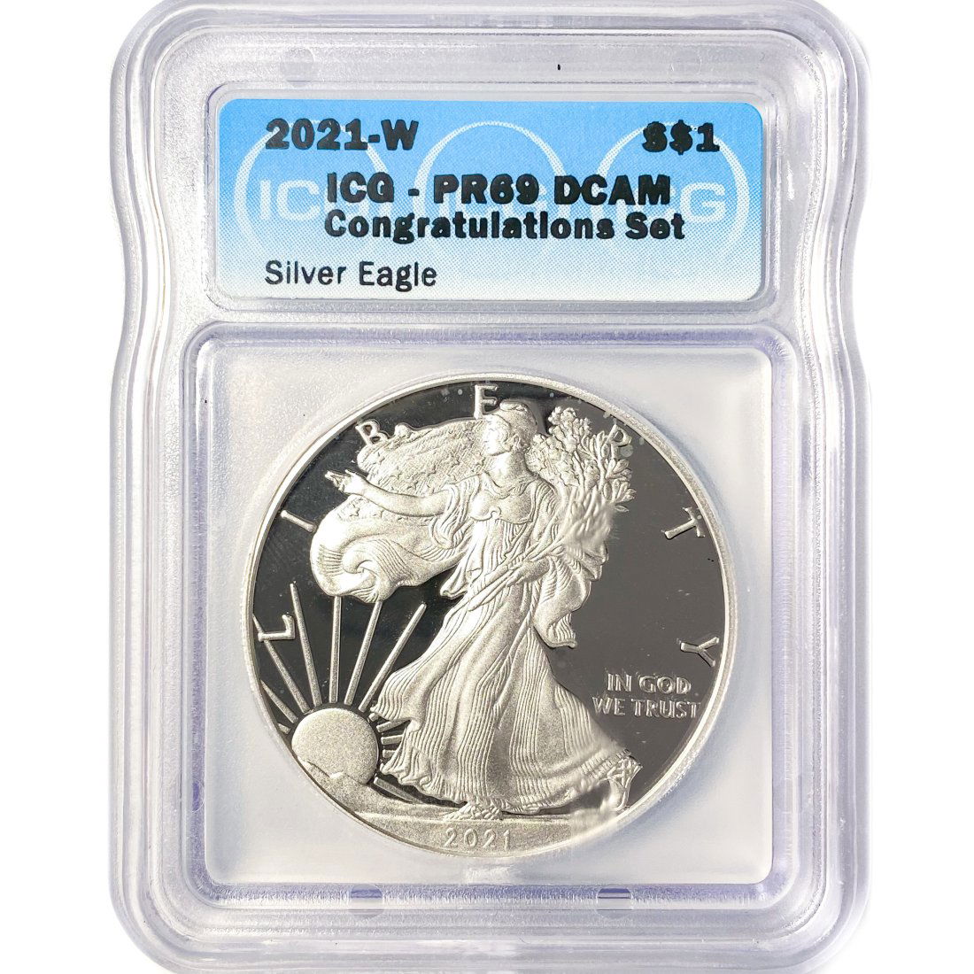 2021-W American Silver Eagles ICG-PR69 DCAM (1 of 2)