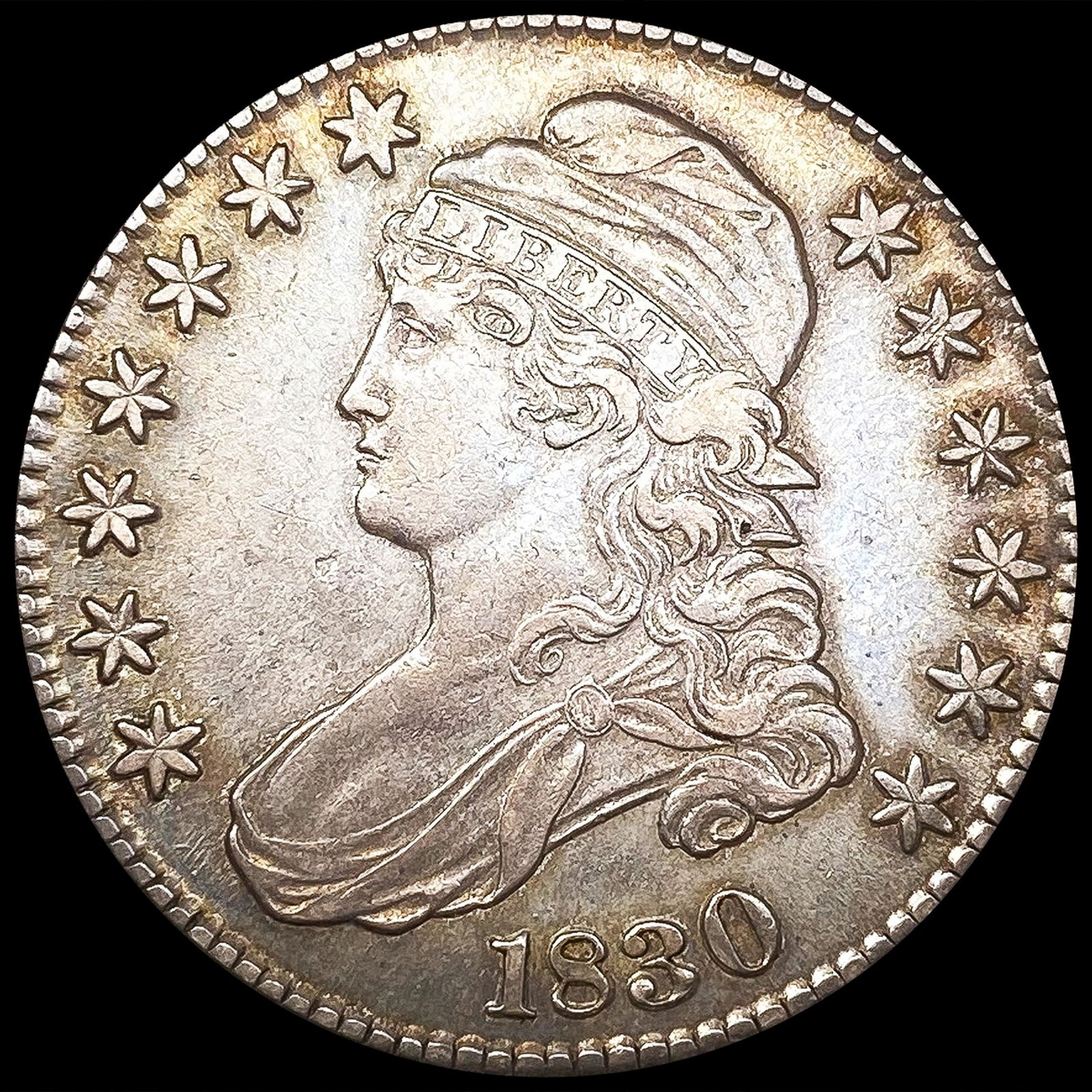 1830 Capped Bust Half Dollar CLOSELY UNCIRCULATED (1 of 2)