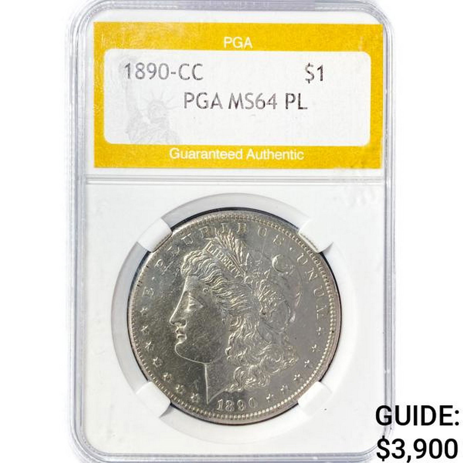 1890-CC Morgan Silver Dollar PGA MS64 PL (1 of 2)