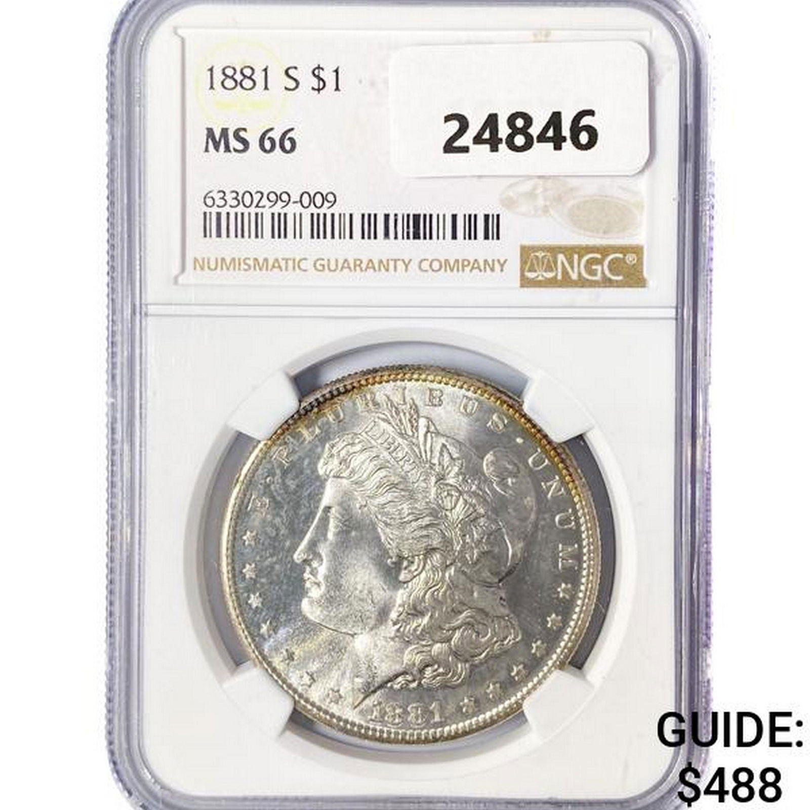 1881-S Morgan Silver Dollar NGC MS66 (1 of 2)