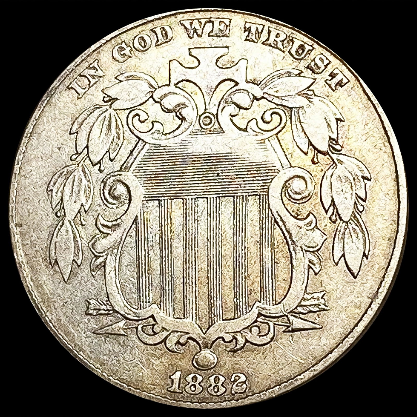 1882 Shield Nickel LIGHTLY CIRCULATED (1 of 2)