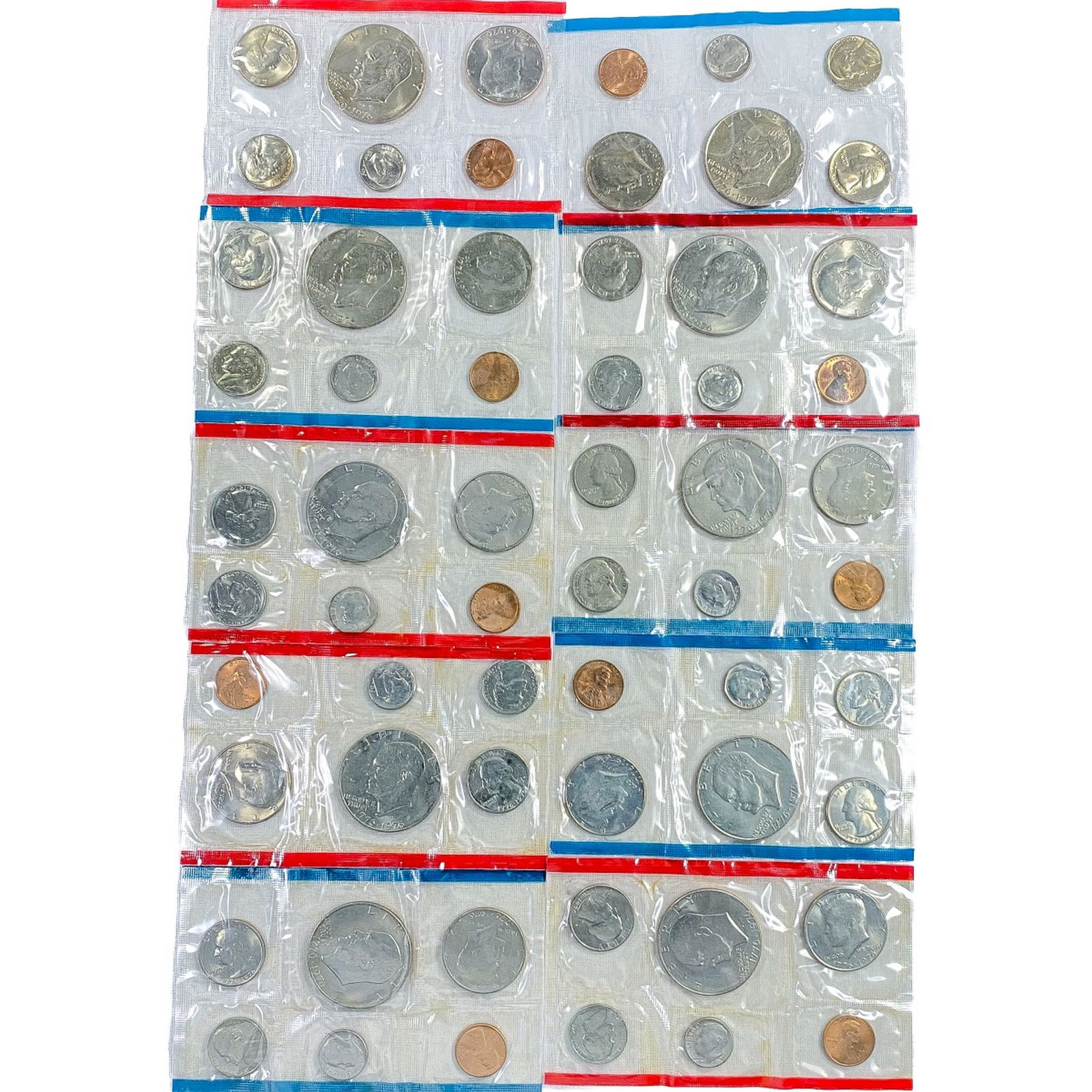 1975 US Silver Coin Set (30 Coins) UNC (1 of 2)