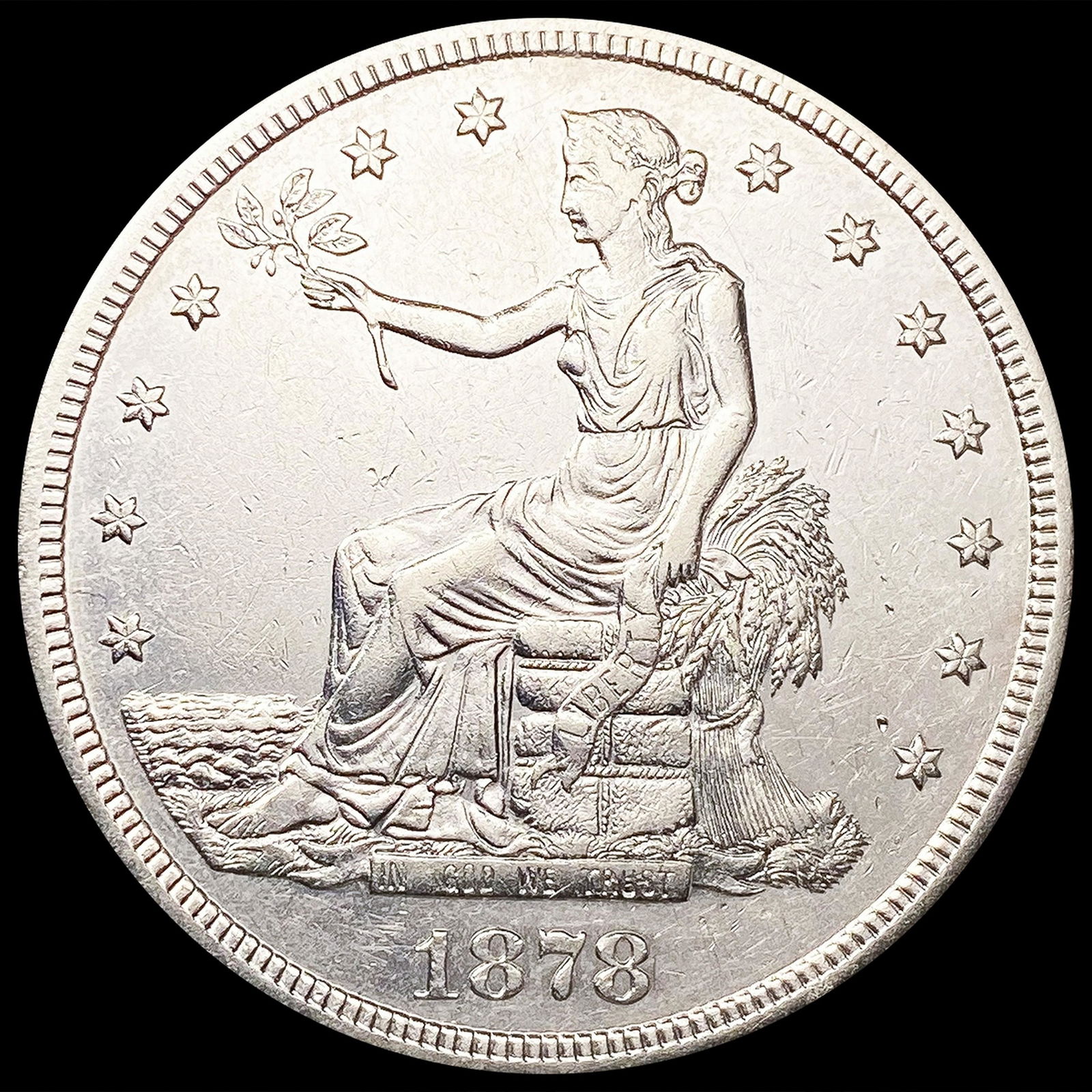 1878-S Silver Trade Dollar CLOSELY UNCIRCULATED (1 of 2)