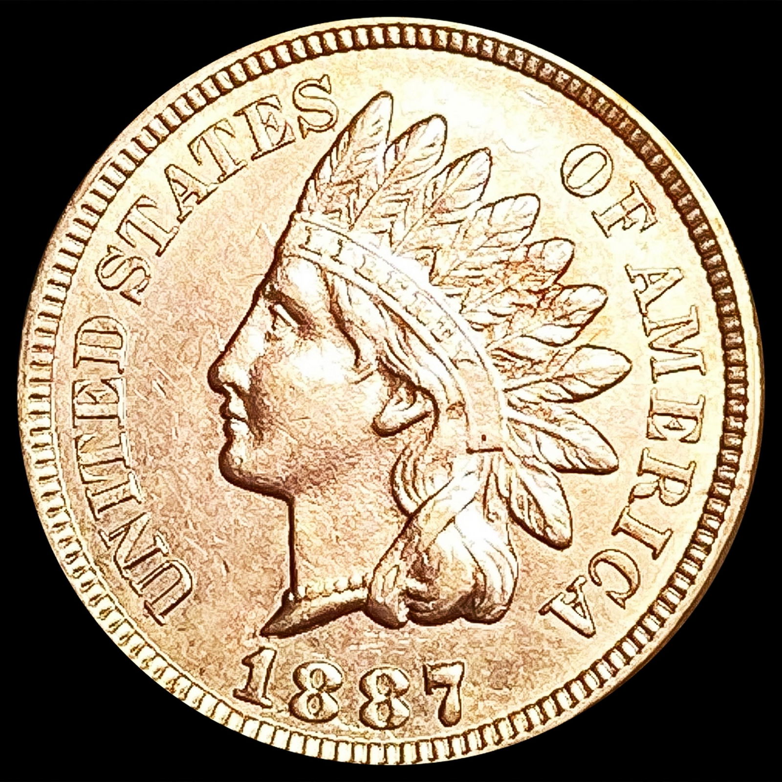 1887 Indian Head Cent UNCIRCULATED (1 of 2)