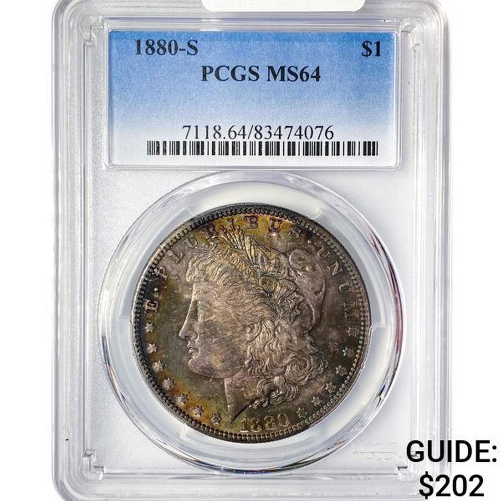 1880-S Morgan Silver Dollar PCGS MS64 (1 of 2)