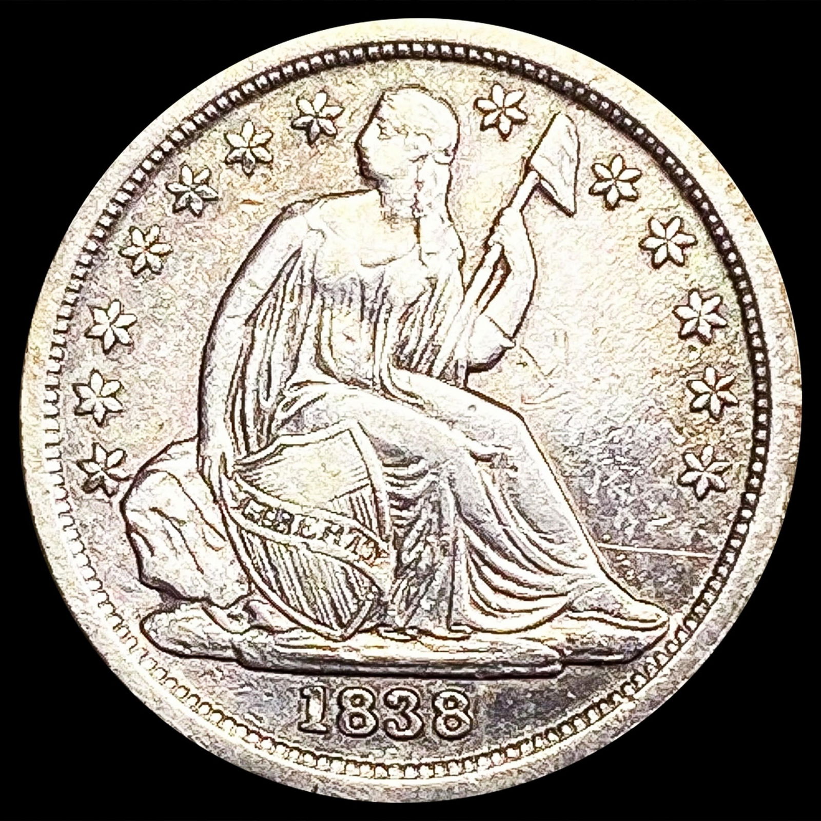 1838 Seated Liberty Dime CLOSELY UNCIRCULATED (1 of 2)