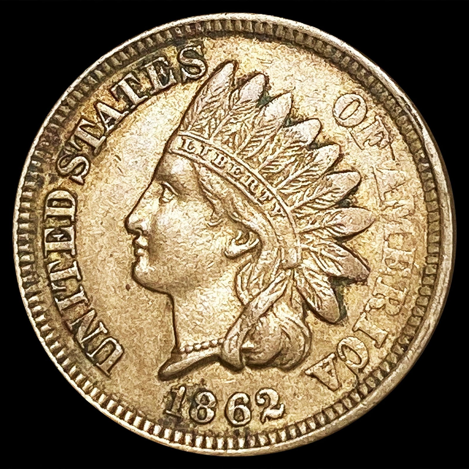 1862 Indian Head Cent UNCIRCULATED (1 of 2)