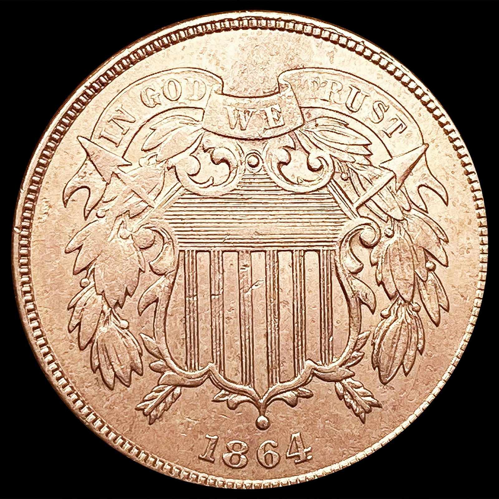 1864 Two Cent Piece UNCIRCULATED (1 of 2)