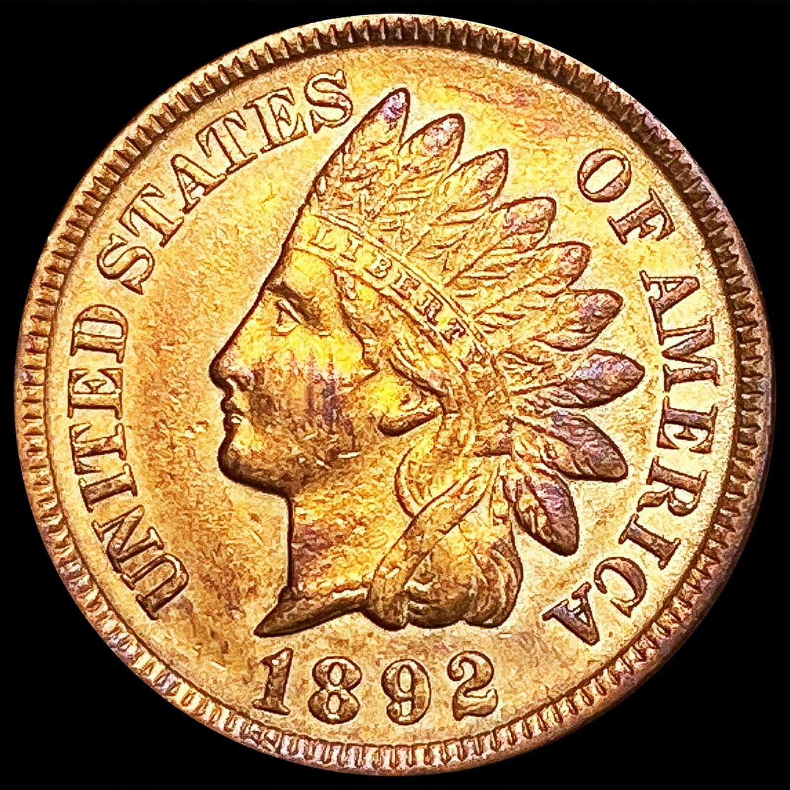1892 Indian Head Cent UNCIRCULATED (1 of 2)