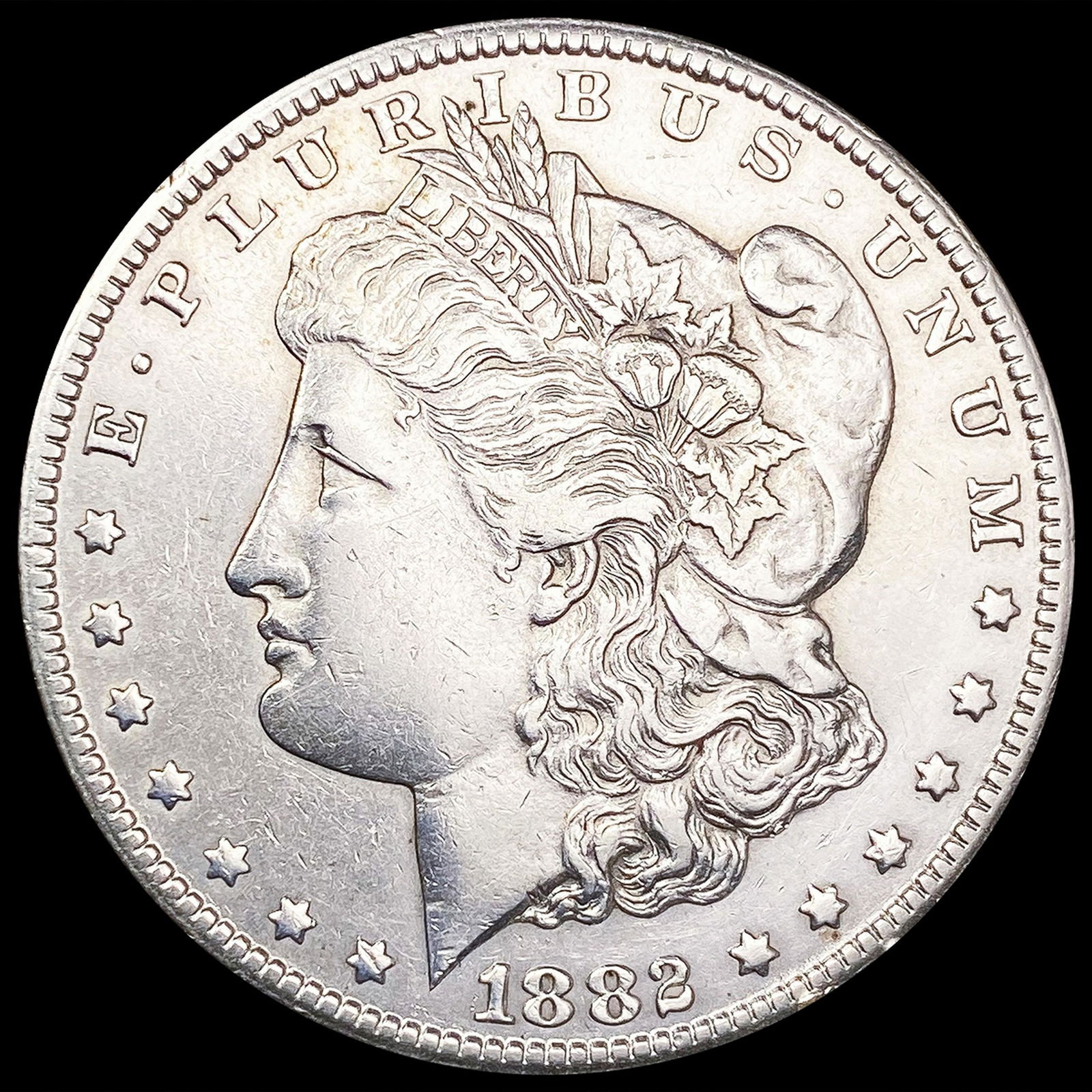 1882-CC Morgan Silver Dollar CLOSELY UNCIRCULATED (1 of 2)