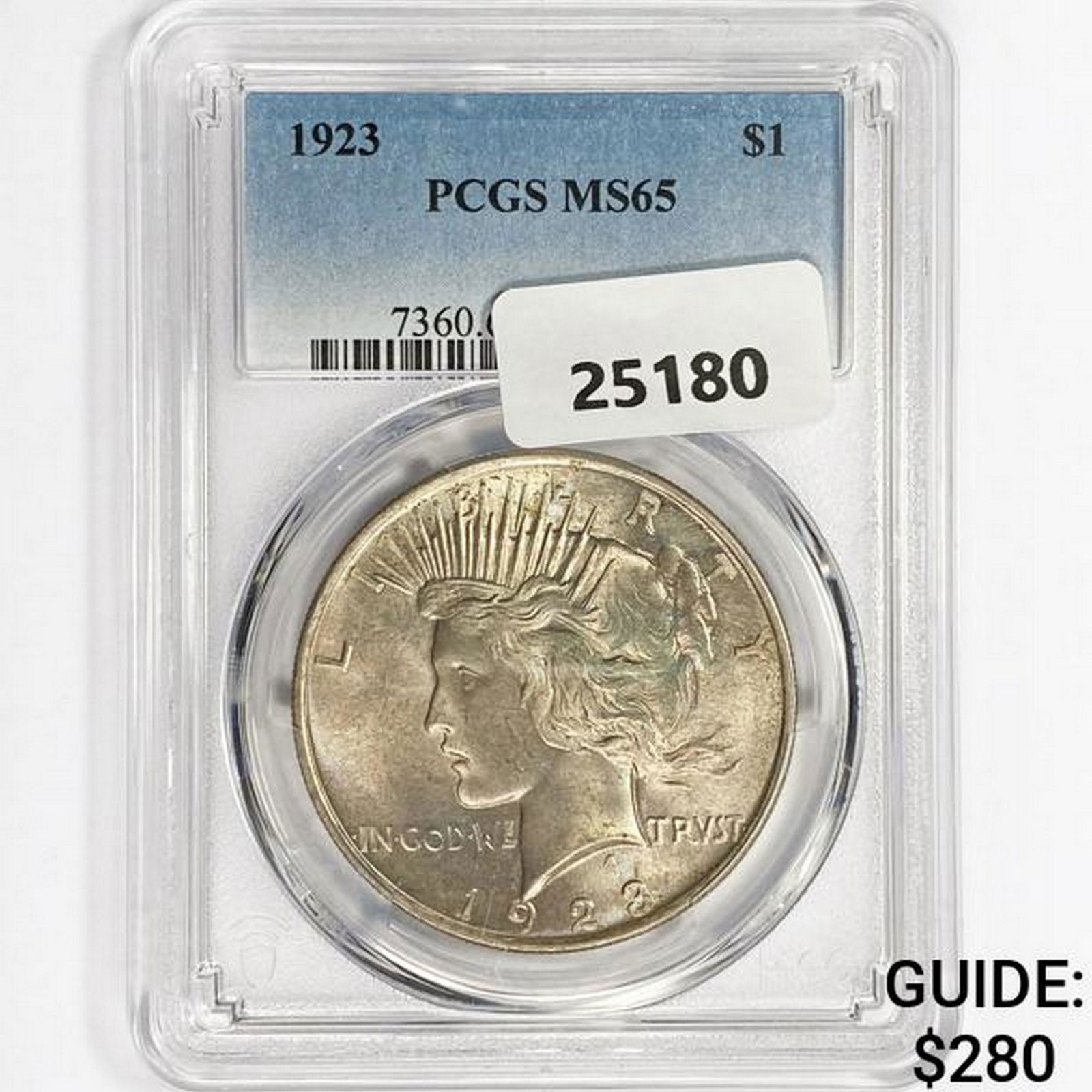 1923 Silver Peace Dollar PCGS MS65 (1 of 2)