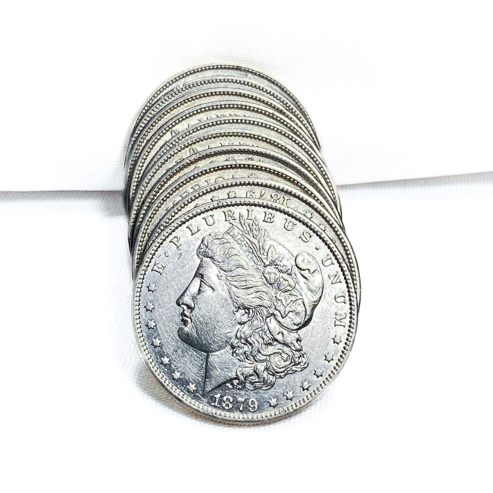 1879-O Morgan Silver Dollar Roll (10 Coins) (1 of 4)