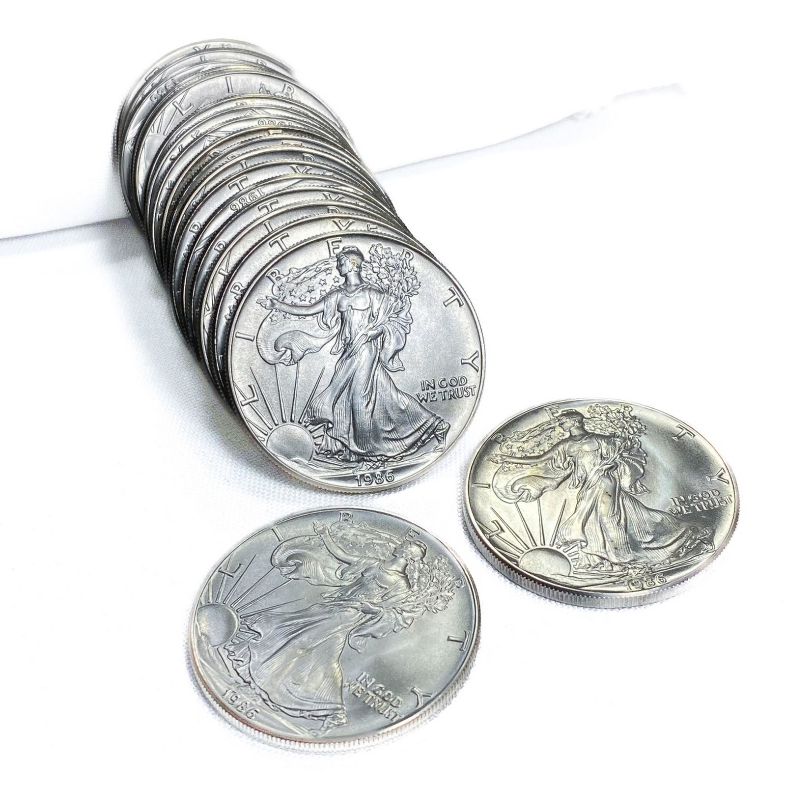 1986 American Silver Eagle Roll (20 Coins)