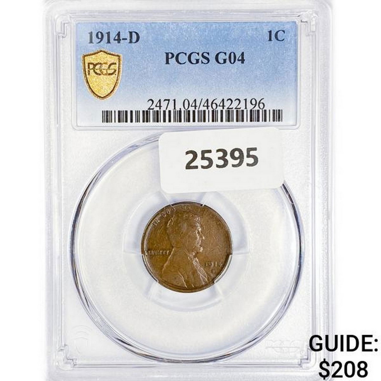 1914-D Wheat Cent PCGS G4 (1 of 2)