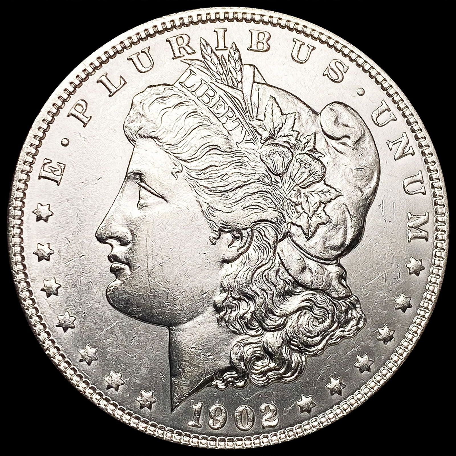 1902 Morgan Silver Dollar CLOSELY UNCIRCULATED (1 of 2)