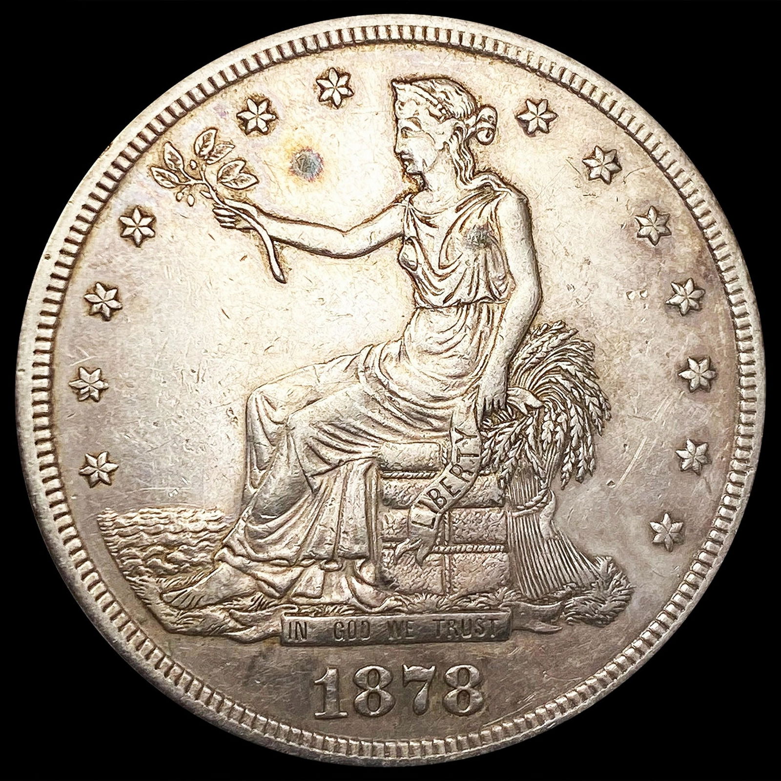 1878-S Silver Trade Dollar CLOSELY UNCIRCULATED (1 of 2)