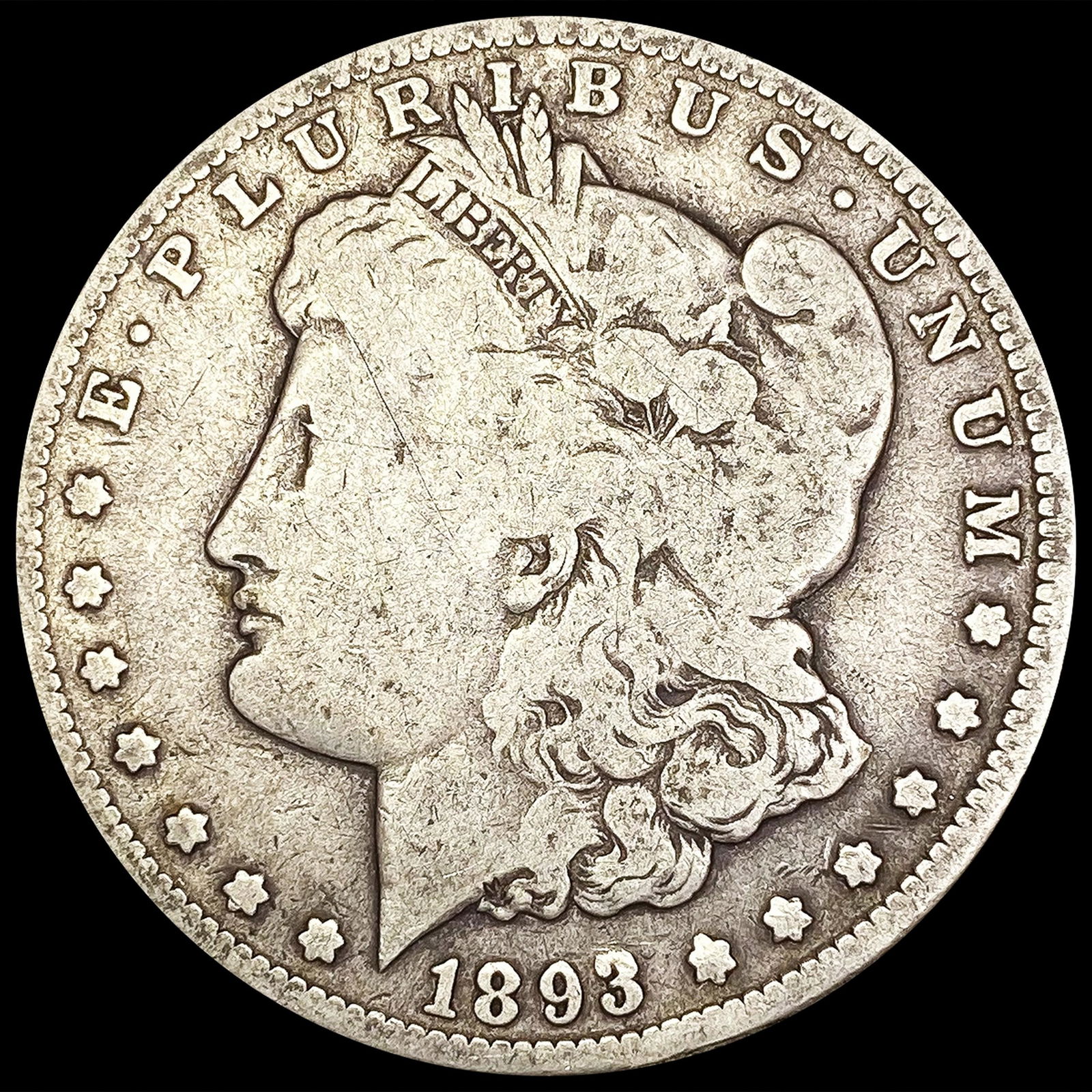 1893-O Morgan Silver Dollar NICELY CIRCULATED (1 of 2)