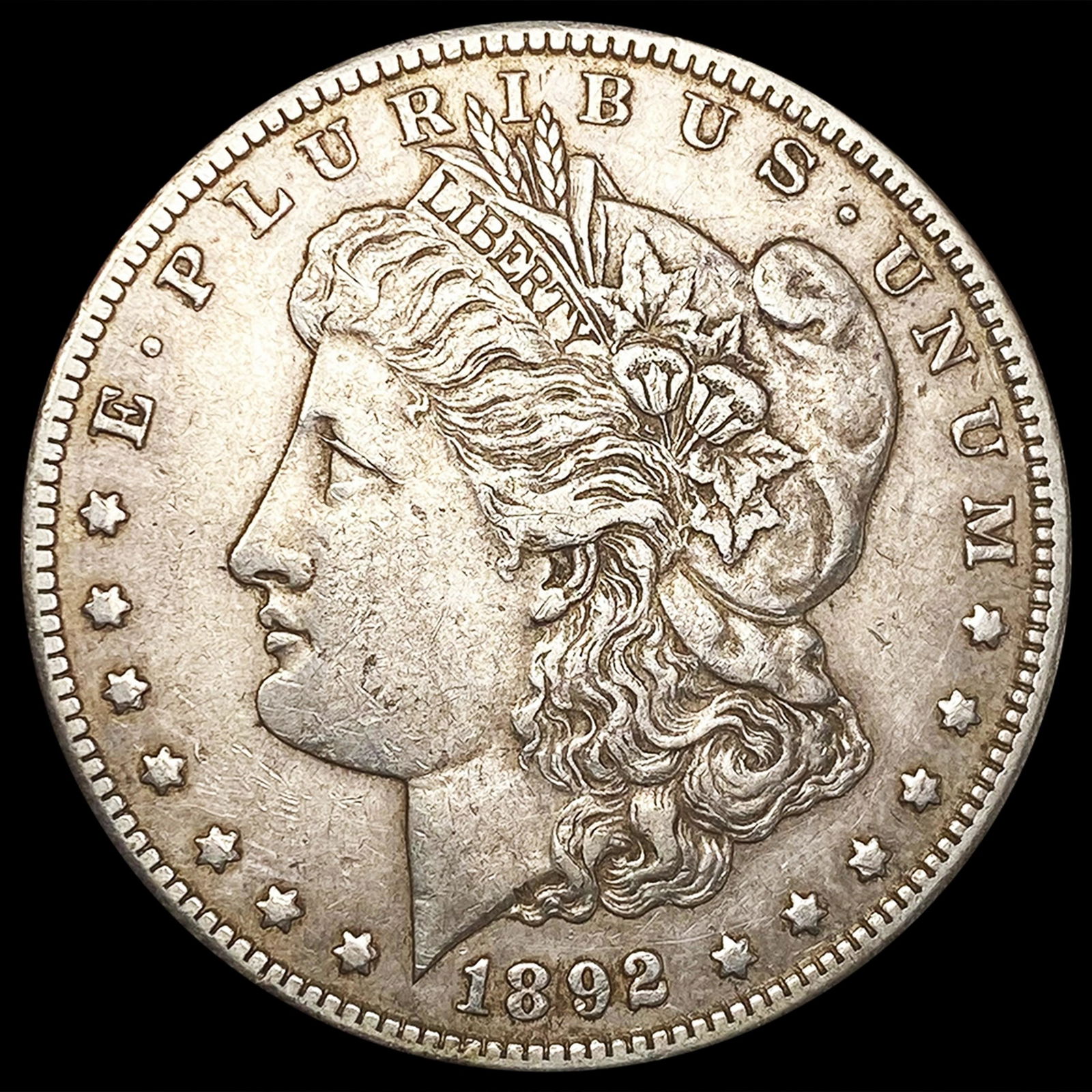 1892-CC Morgan Silver Dollar CLOSELY UNCIRCULATED (1 of 2)