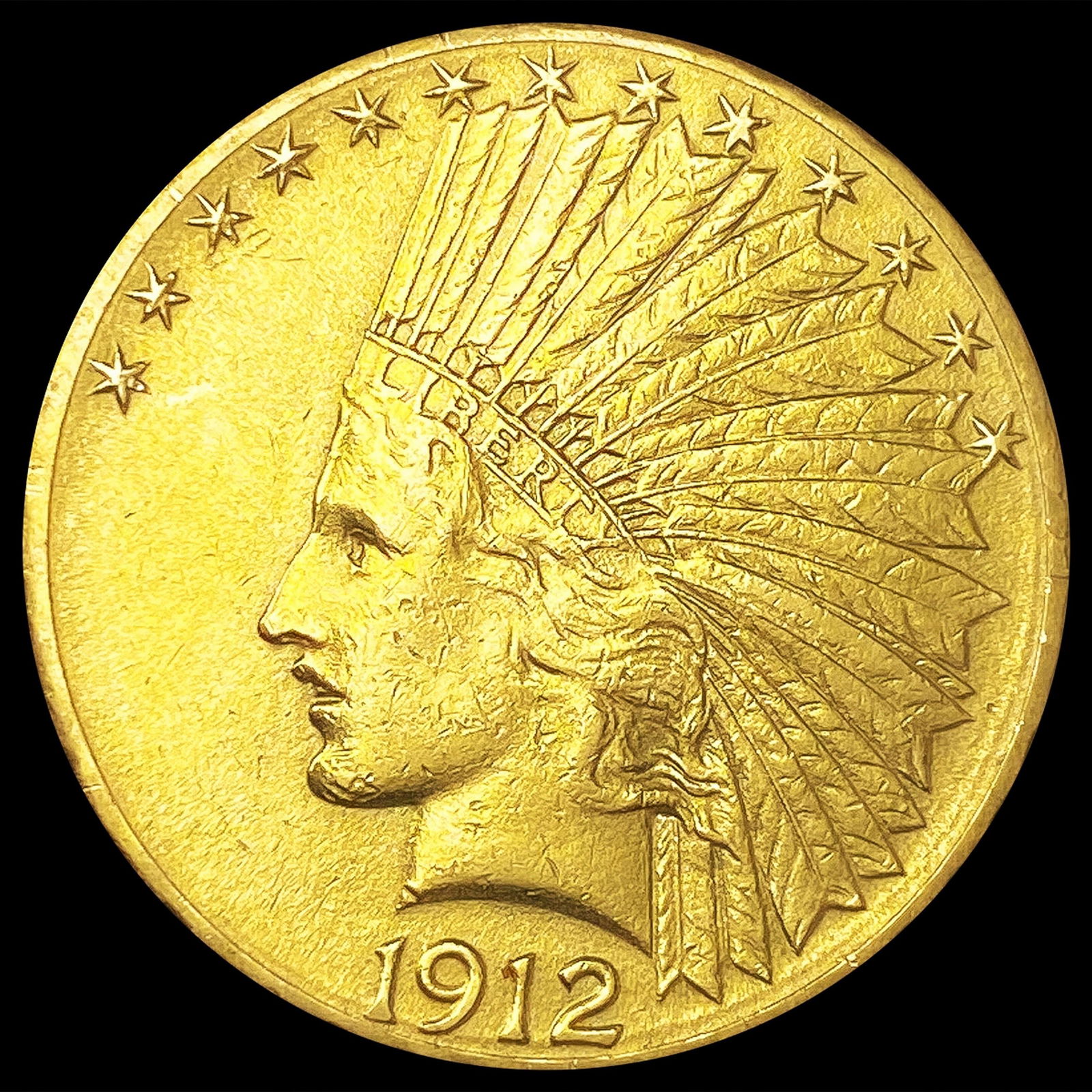 1912-S $10 Gold Eagle CLOSELY UNCIRCULATED (1 of 2)