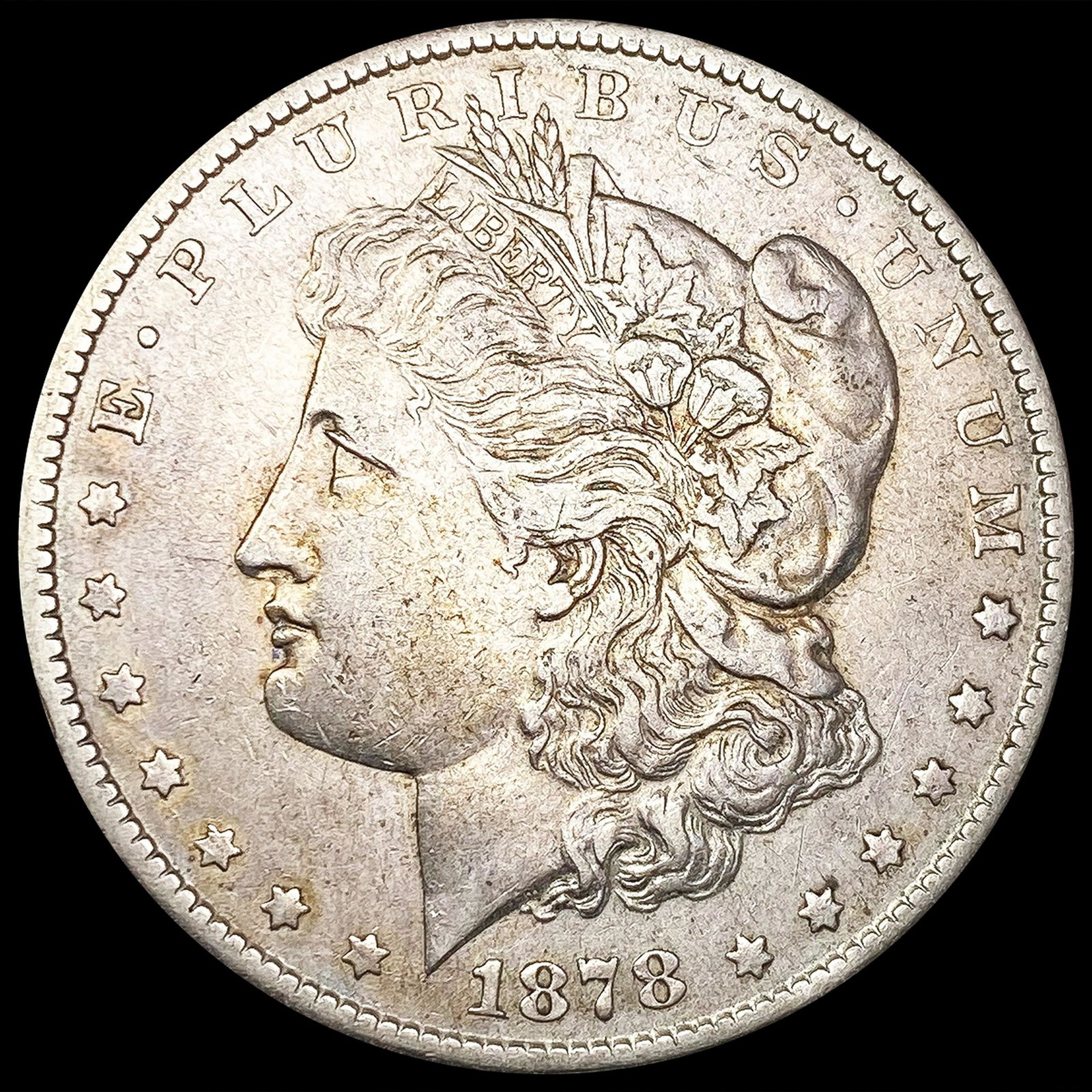1878-CC Morgan Silver Dollar NEARLY UNCIRCULATED (1 of 2)