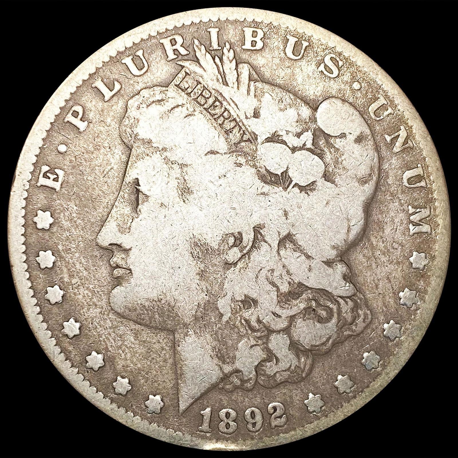 1892-S Morgan Silver Dollar NICELY CIRCULATED (1 of 2)