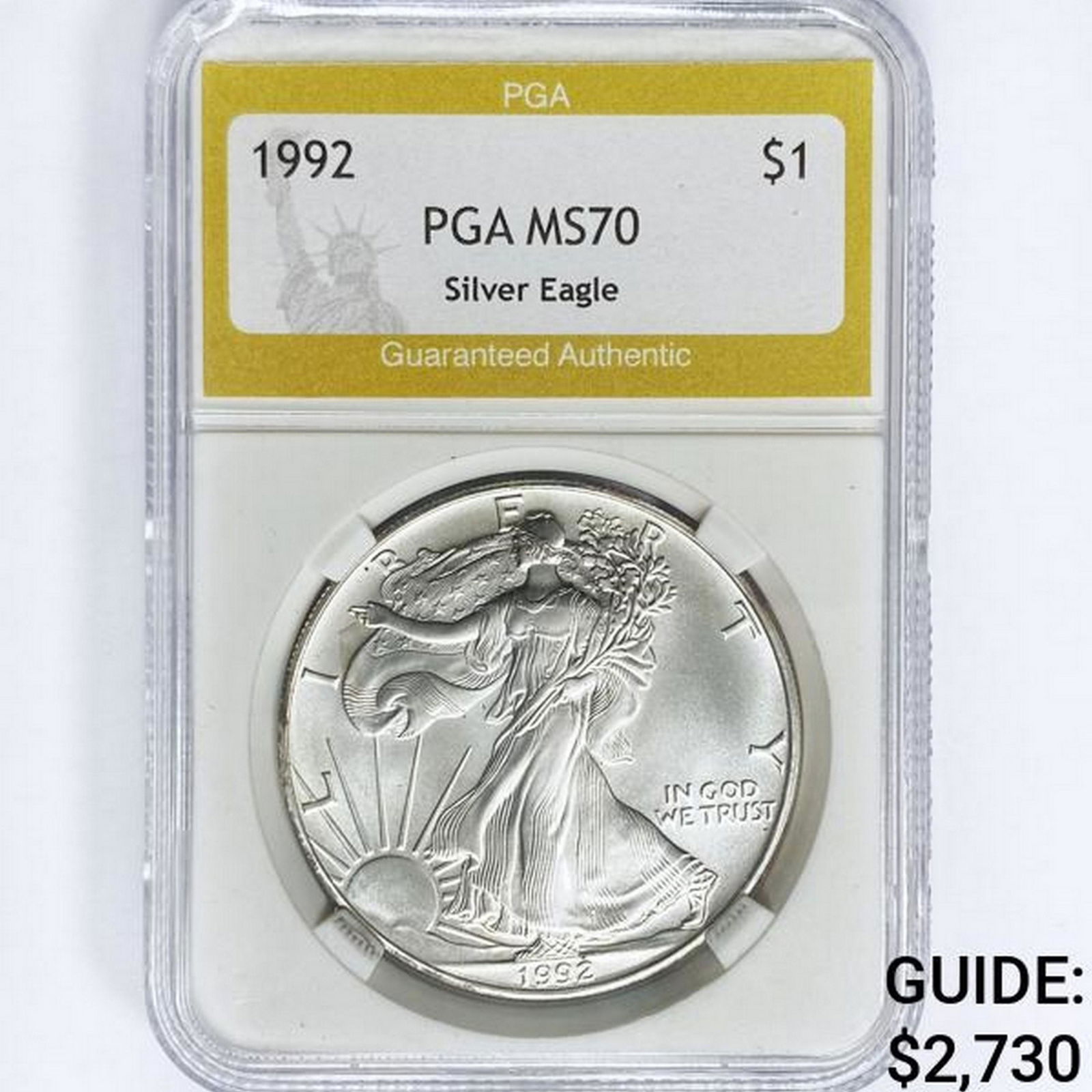 1992 American Silver Eagle PGA MS70 (1 of 2)