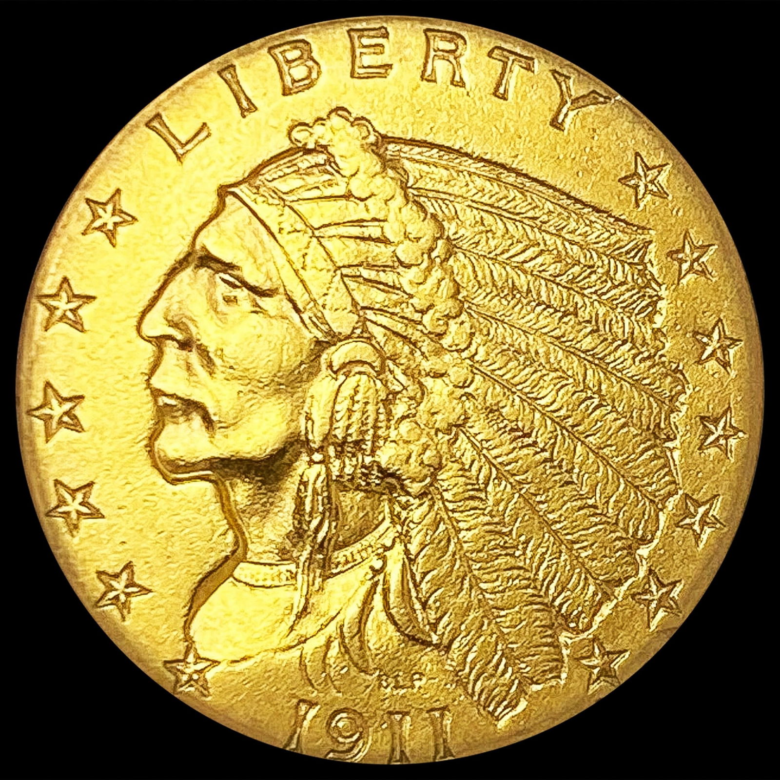 1911 $2.50 Gold Quarter Eagle UNCIRCULATED (1 of 2)