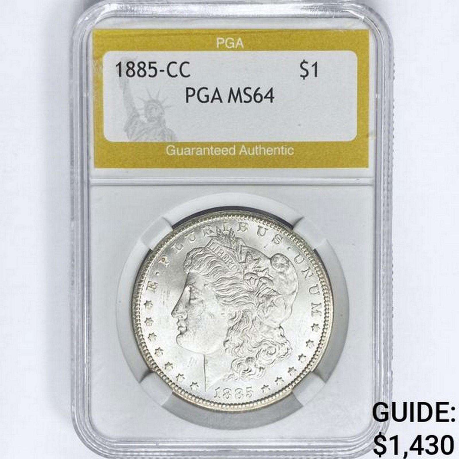 1885-CC Morgan Silver Dollar PGA MS64 (1 of 2)