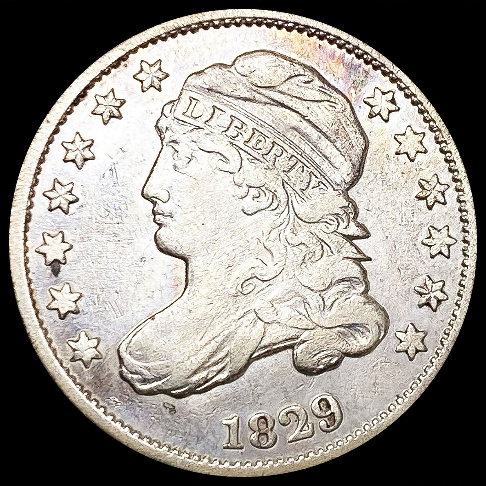 1829 Capped Bust Dime NEARLY UNCIRCULATED (1 of 2)