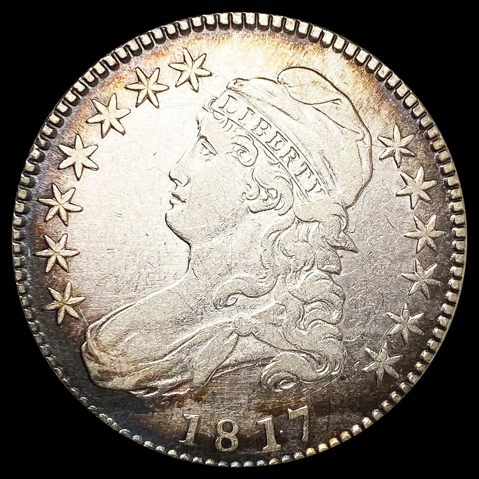 1817 Capped Bust Half Dollar NEARLY UNCIRCULATED (1 of 2)