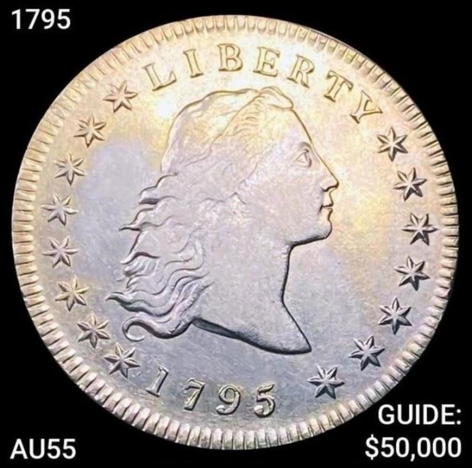 1795 Flowing Hair Dollar CHOICE AU (1 of 2)