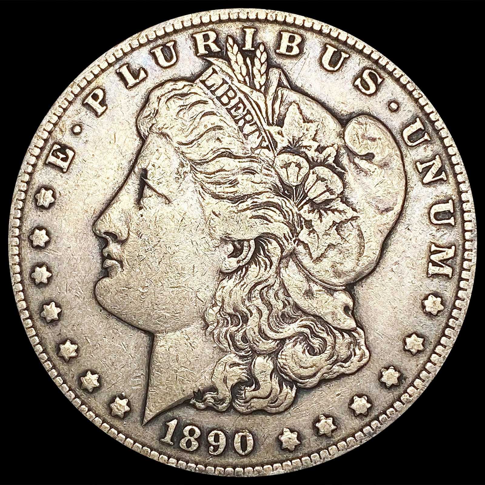 1890-CC Morgan Silver Dollar LIGHTLY CIRCULATED (1 of 2)