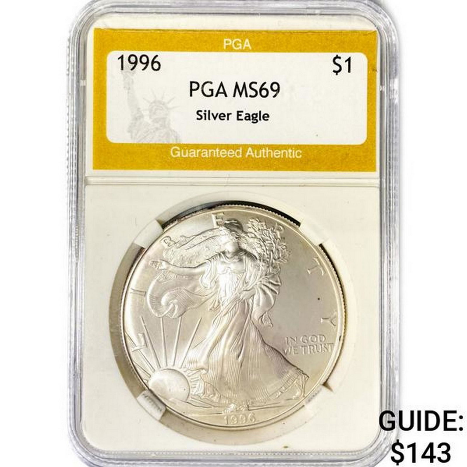 1996 American Silver Eagle PGA MS69 (1 of 2)