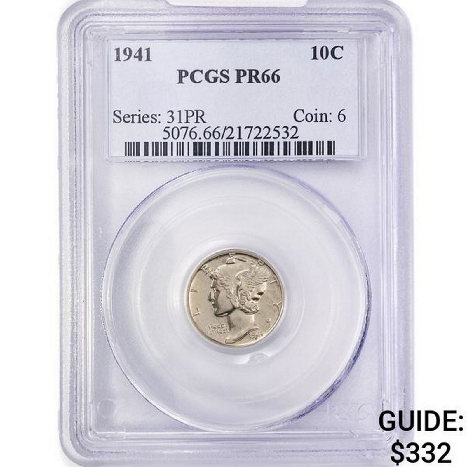 1941 Mercury Silver Dime PCGS PR66 (1 of 2)
