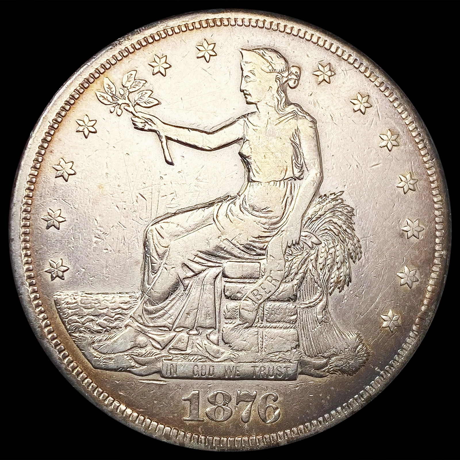 1876-CC Silver Trade Dollar HIGH GRADE (1 of 2)
