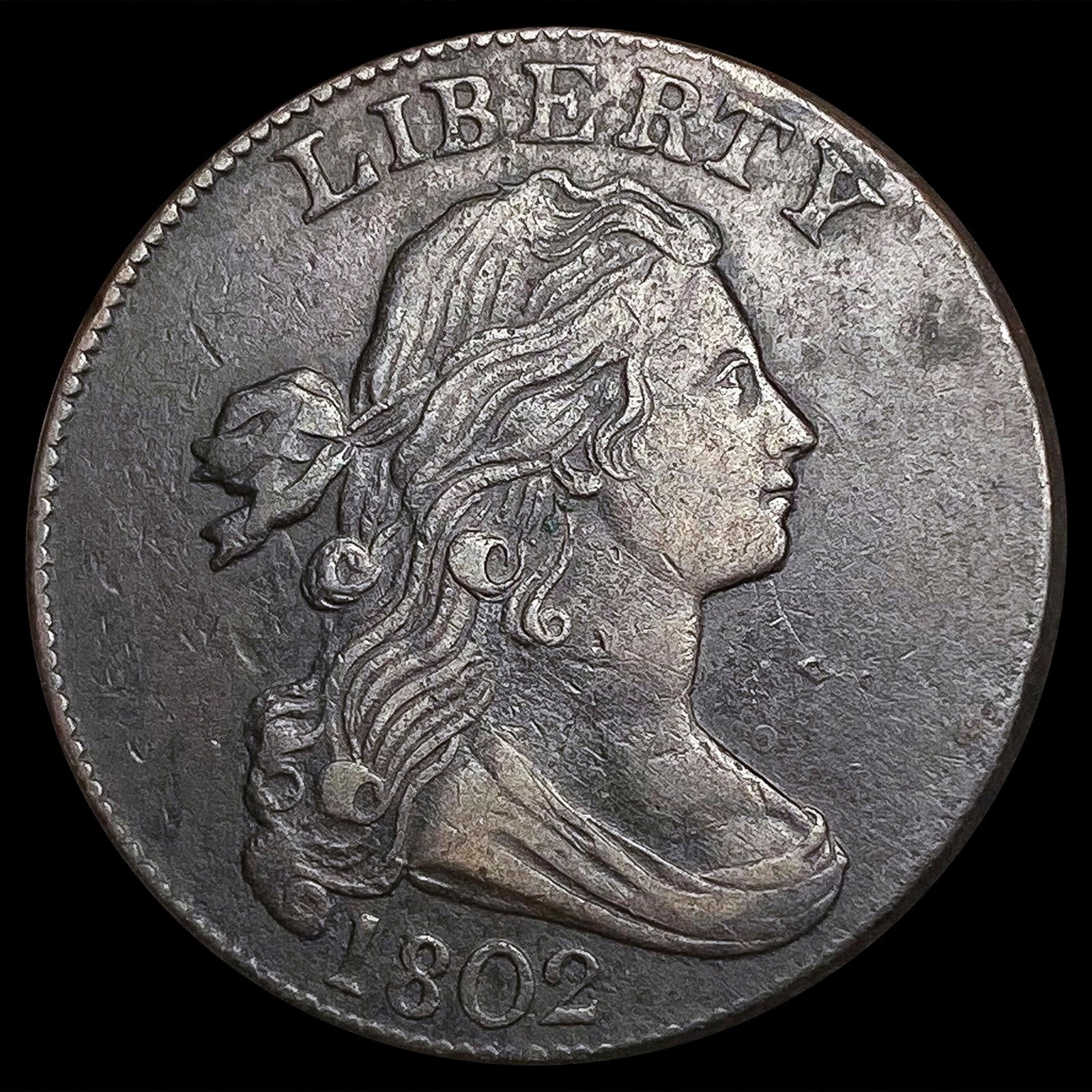 1802 Large Cent CLOSELY UNCIRCULATED (1 of 2)