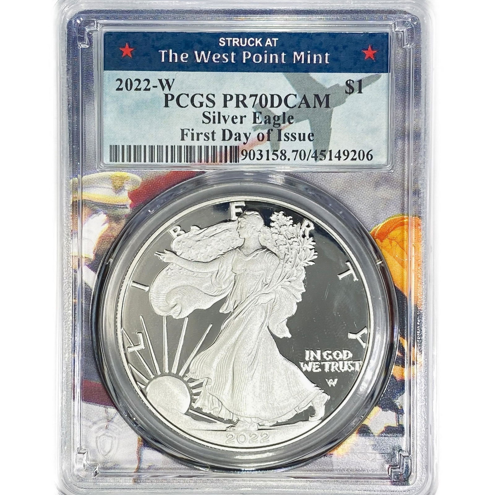 2022-W ASE PCGS PR70 DCAM, 1st Day (1 of 2)