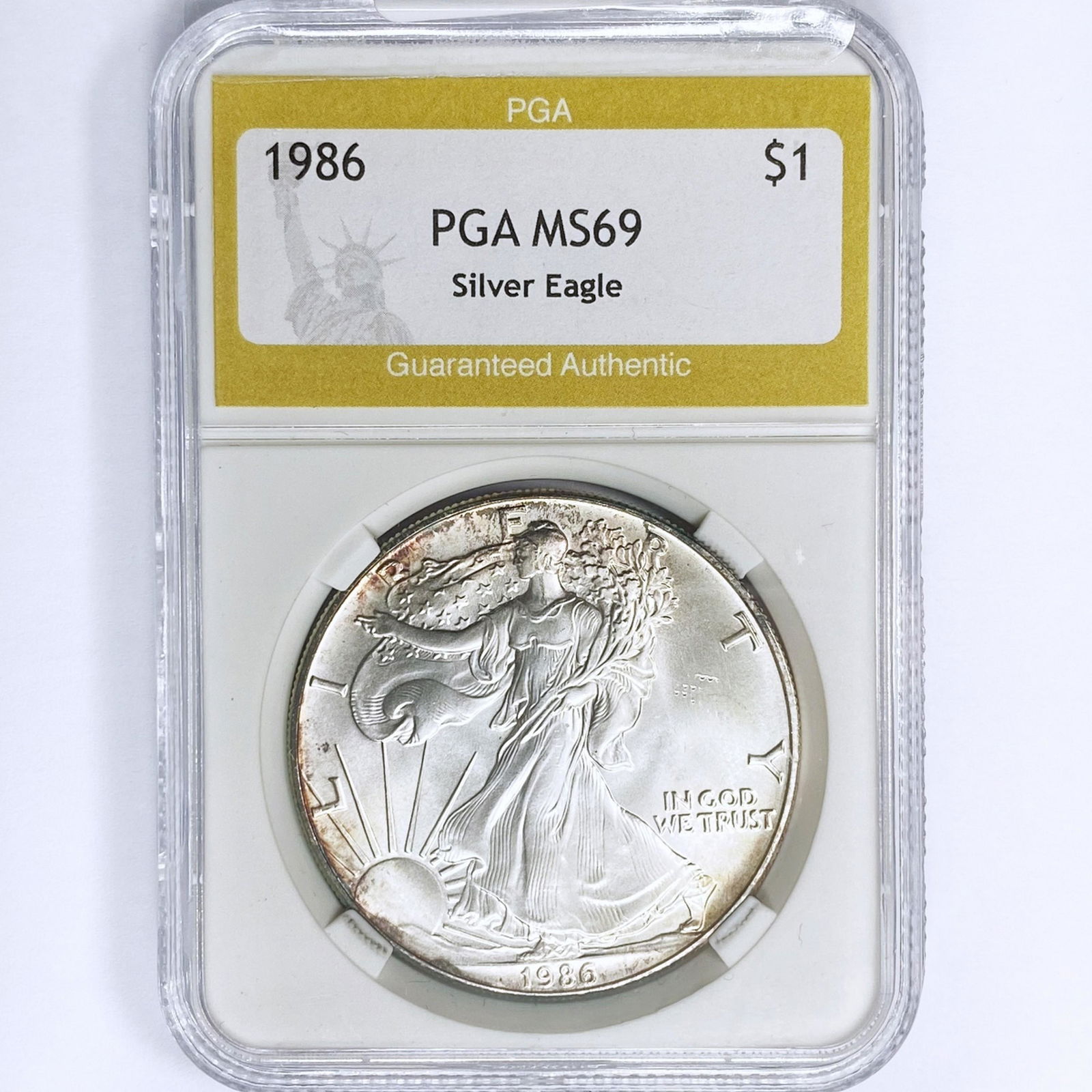 1986 American Silver Eagle PGA MS69 (1 of 2)