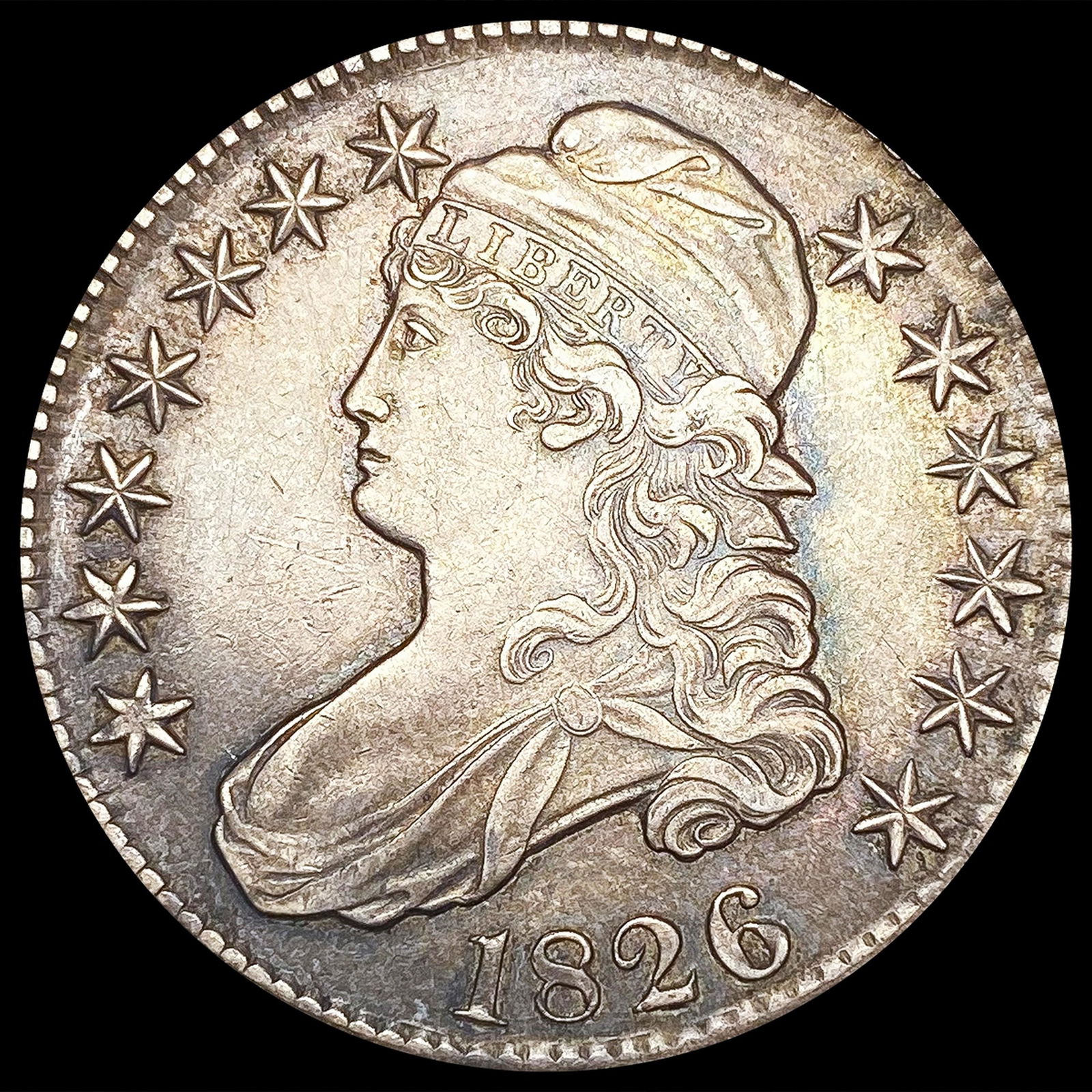 1826 Capped Bust Half Dollar CLOSELY UNCIRCULATED (1 of 2)