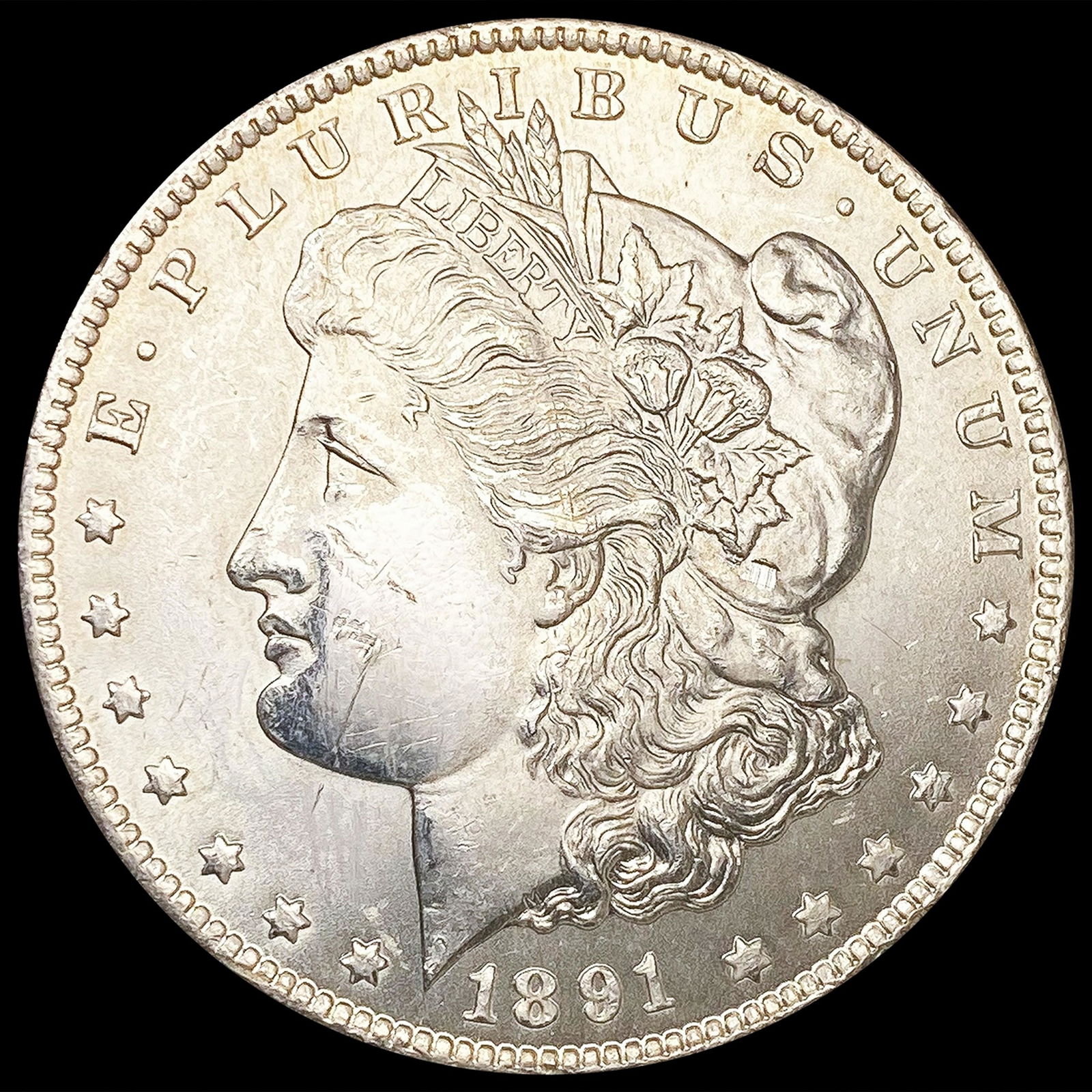 1891-CC Morgan Silver Dollar UNCIRCULATED (1 of 2)