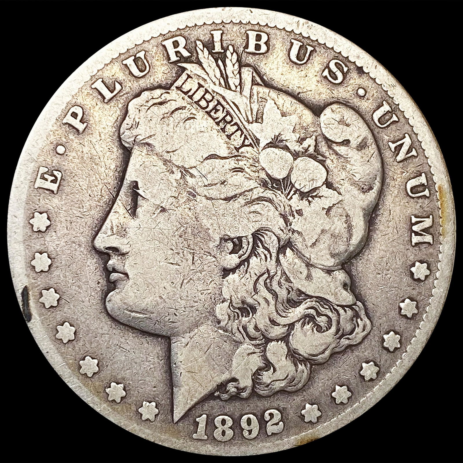 1892-CC Morgan Silver Dollar NICELY CIRCULATED (1 of 2)