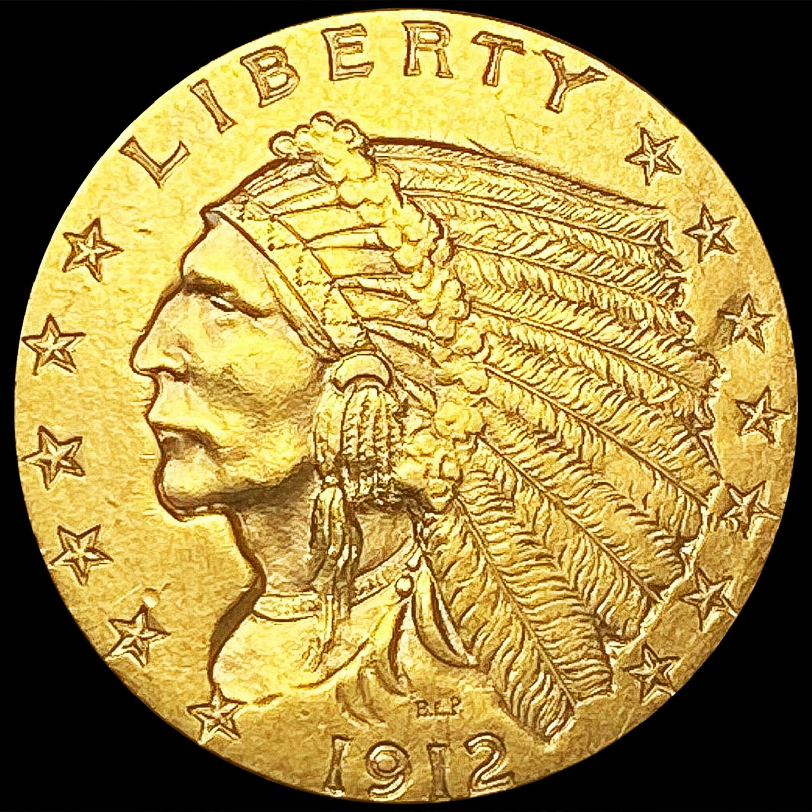 1912 $2.50 Gold Quarter Eagle UNCIRCULATED (1 of 2)