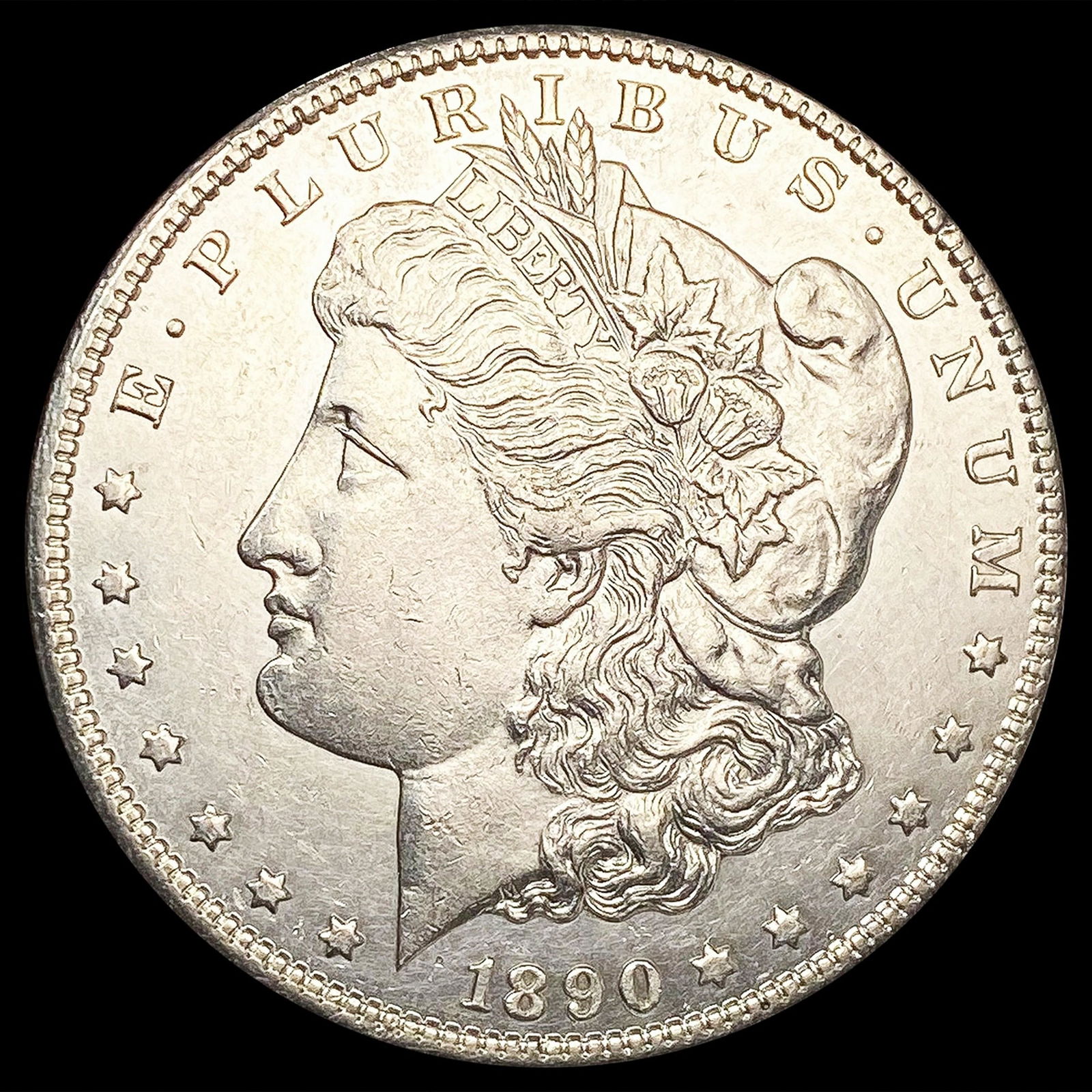1890-CC Morgan Silver Dollar CHOICE BU (1 of 2)