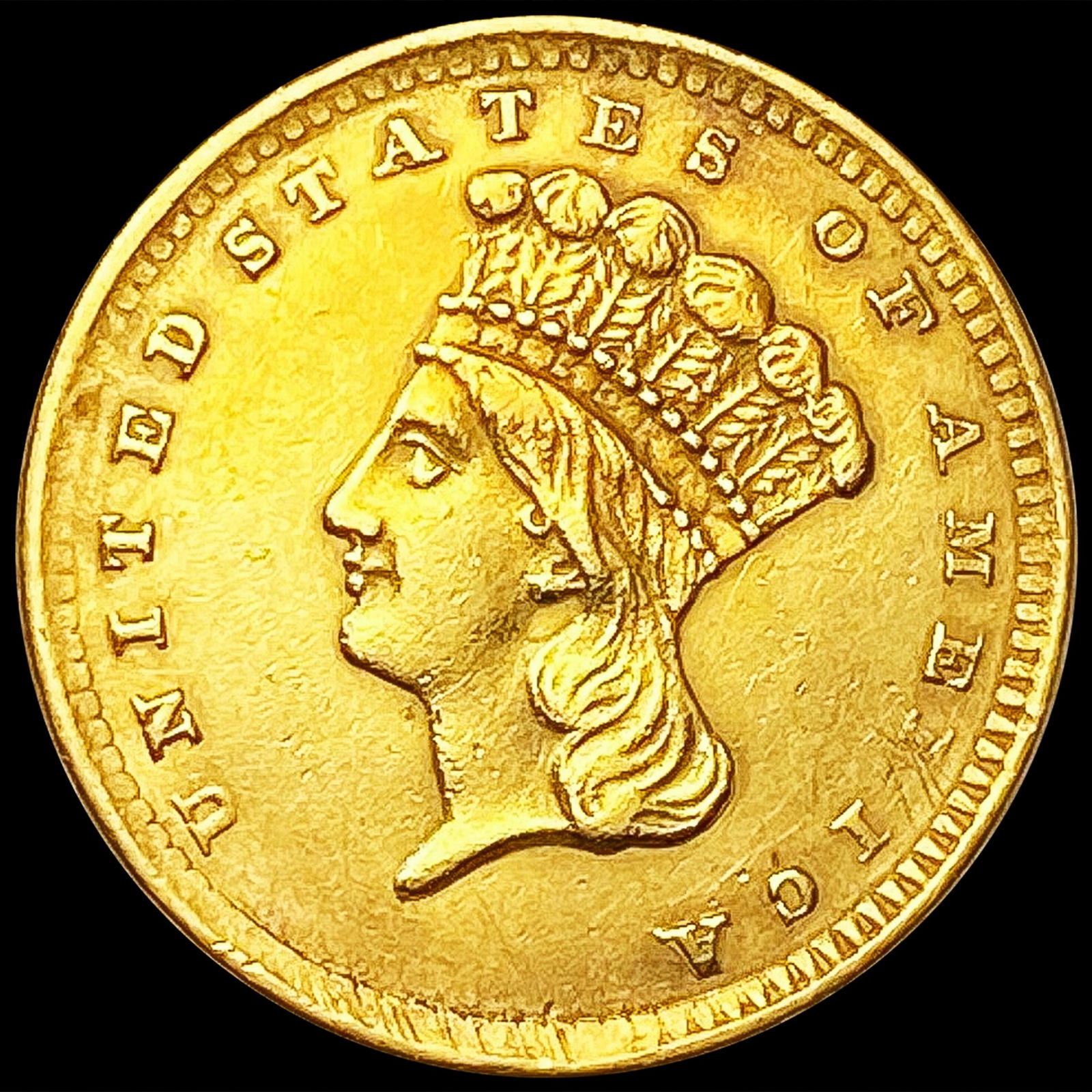 1856 Rare Gold Dollar CLOSELY UNCIRCULATED (1 of 2)