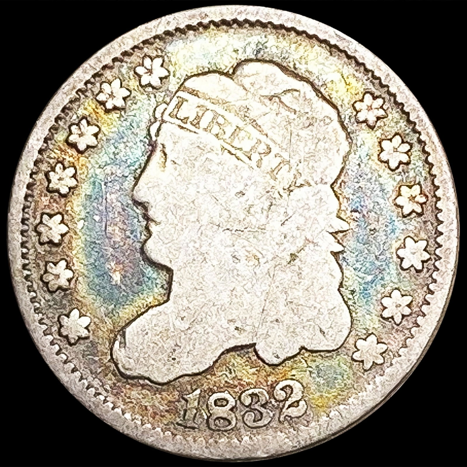 1832 Capped Bust Half Dime NICELY CIRCULATED (1 of 2)